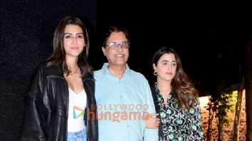 Photos: Kriti Sanon snapped at the special screening of Crew for her family and friends at Light Box theatre