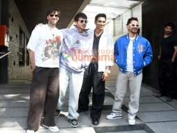Photos: Kunal Kemmu, Divyenndu, Avinash Tiwari and Pratik Gandhi snapped promoting their film Madgaon Express at Game Papacio, Bandra