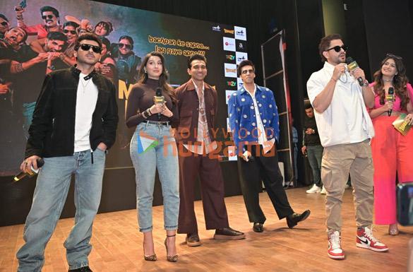 Photos: Kunal Kemmu, Pratik Gandhi, Divyendu Sharma, Nora Fatehi and Avinash Tiwari promote their film Madgaon Express in Delhi