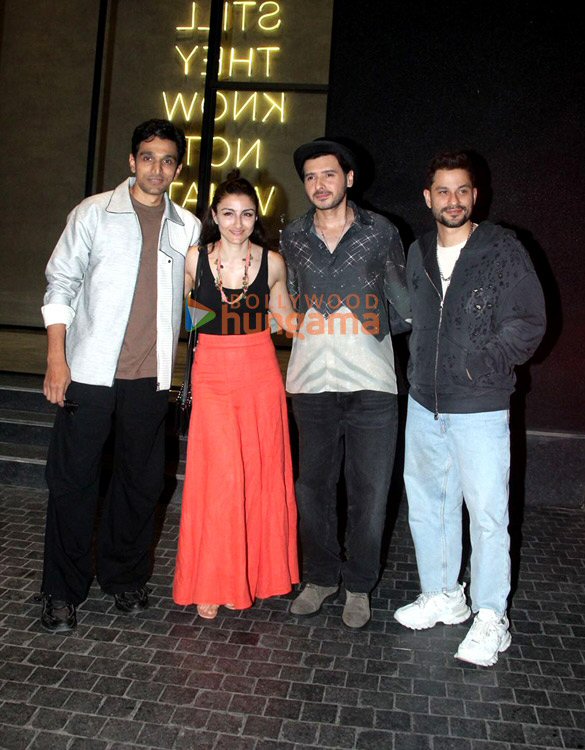 Photos: Kunal Kemmu, Soha Ali Khan, Pratik Gandhi, Divyendu Sharma and others snapped at Madgaon Express screening
