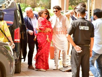 Photos: Priyanka Chopra Jonas, Nick Jonas snapped with daughter Malti Chopra Jonas