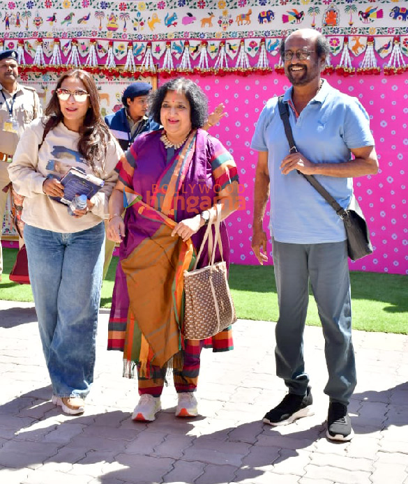 Photos: Rajinikanth, Shreya Ghoshal and others arrive at Jamnagar for Anant Ambani’s pre-wedding festivities