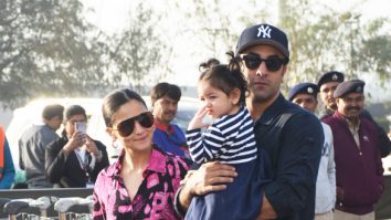Photos: Ranbir Kapoor, Alia Bhatt, Katrina Kaif, Vicky Kaushal and others snapped leaving from Jamnagar airport