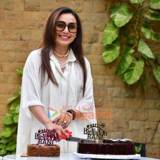 Photos: Rani Mukerji snapped cutting cake ahead of her birthday