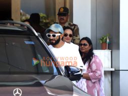 Photos: Ranveer Singh and Deepika Padukone snapped at Kalina airport