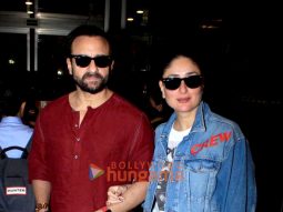 Photos: Saif Ali Khan, Kareena Kapoor Khan, Nimrat Kaur and Govinda snapped at the airport