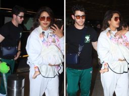 Priyanka Chopra Jonas and Nick Jonas turn protective parents to daughter Malti as they return to the US; watch