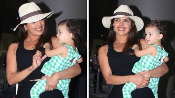 Priyanka Chopra makes a return to Mumbai with daughter Malti Marie Chopra Jonas, videos from airport go viral