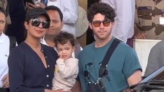 Priyanka Chopra waves at paps as she gets clicked with Nick Jonas & baby Malti