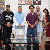 Rajkummar Rao, Triptii Dimri, and more meet Uttarakhand CM as they shoot their next film in state