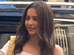 Rakul Preet Singh smiles as she gets clicked by paps in the city