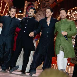 OG ‘Naatu Naatu’ star Ram Charan joins Shah Rukh Khan, Salman Khan and Aamir Khan on stage at Day 2 of Anant-Radhika’s sangeet 
