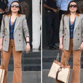 Rani Mukerji exudes casual chic in a denim waistcoat, mustard pants, and a Gucci tote bag worth Rs.2 lakh