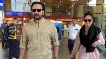 Saif Ali Khan & Kareena Kapoor return to Mumbai post Radhika Merchant & Anant Ambani’s pre-wedding festivities