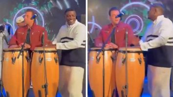 Salman Khan kicks off an impromptu jugalbandi with Akon; watch