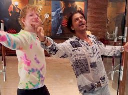 Shah Rukh Khan and Ed Sheeran strike the actor’s signature pose in this cute video; watch