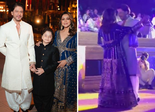 Shah Rukh Khan and Gauri Khan dance to the tunes of Udit Narayan’s ‘Main Yahaan Hoon’ from Veer Zaara at Anant Ambani - Radhika Merchant's pre-wedding festivities 