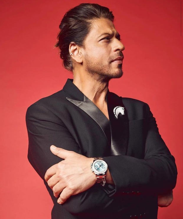 Shahrukh Khan exudes dapper charm in a black tailored blazer by Manish Malhotra