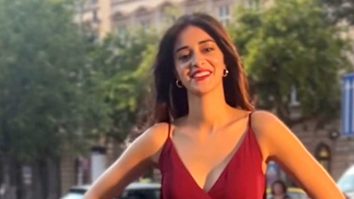 Shooting in Budapest seems fun! Ananya Panday
