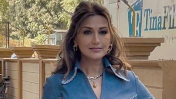Beautiful smile! Sonali Bendre strikes a pose for paps as she gets clicked