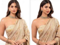 Suhana Khan serves traditional glam in ivory saree by Tarun Tahiliani at Radhika Merchant-Anant Ambani pre wedding festivities