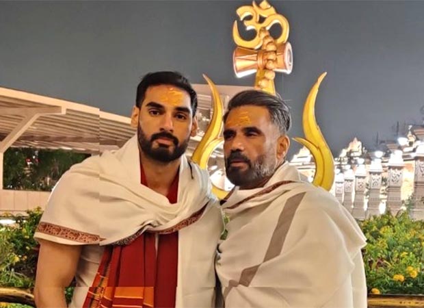 Suniel Shetty pens note for son Ahan Shetty after Sanki announcement: “I couldn't be prouder”