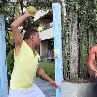 The power of one single coconut is unbelievable! Akshay Kumar & Tiger Shroff's Holi