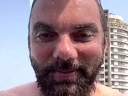 Truly a water baby! Sohail Khan enjoys his pool time