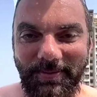 Truly a water baby! Sohail Khan enjoys his pool time