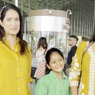 Twinning! Geeta Basra & Sagarika Ghatge get clicked at the airport