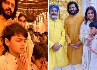 Riteish Deshmukh and Genelia Deshmukh visit Ram Mandir in Ayodhya with sons, see pics