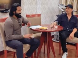 Akshay Kumar receives warm welcome from Vishnu Manchu on Kannappa set in Hyderabad