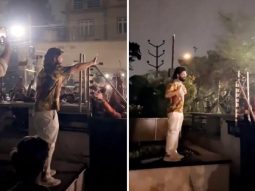 Allu Arjun greets huge crowd of fans outside his home in Hyderabad on his 42nd birthday, videos go viral
