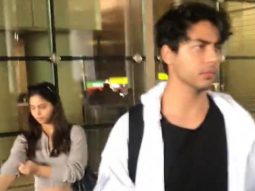 The rocking brother-sister duo! Aryan & Suhana Khan at the airport