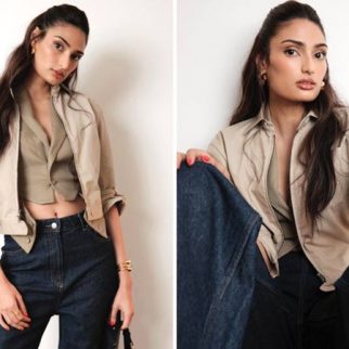 Athiya Shetty channels 90s vibes with chic yet comfy high-waisted denim and cropped vest