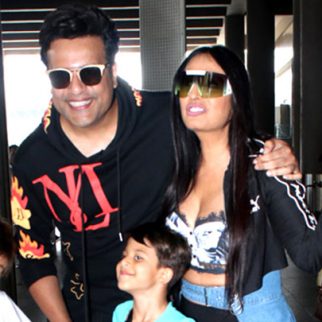 Aww such a cute family! Krushna Abhishek hugs his wife and kids at the airport