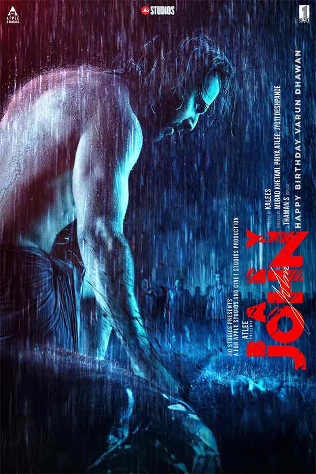 Baby John Varun Dhawan looks fierce in brand new poster dropped on his birthday, see photo