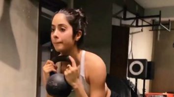 Beast mode on! Janhvi Kapoor sweats off some calories at the gym
