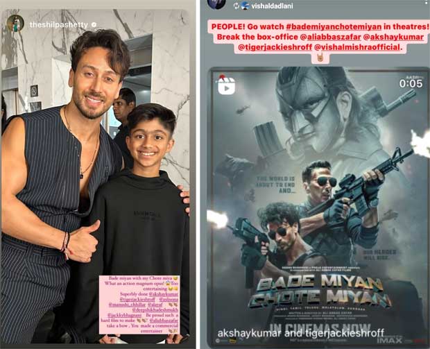 Celebrities review Bade Miyan Chote Miyan; shower their love on the Akshay Kumar, Tiger Shroff film