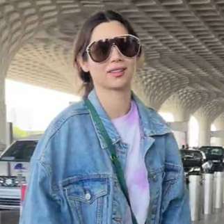 'Eid is over, back to work!', Zahrah Khan chit chats with paps at the airport