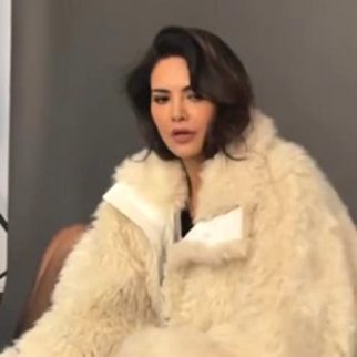 Esha Gupta knows how to rock the furry look with utmost elegance