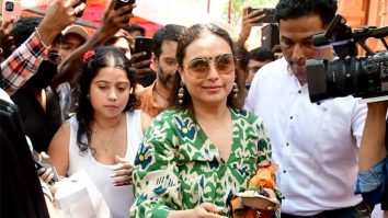 Rani Mukerji seeks blessings as she visits Hanuman Mandir