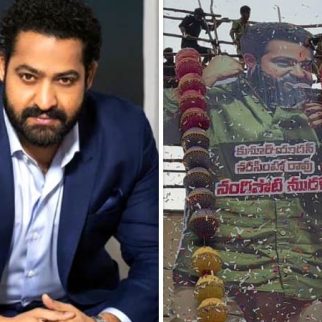 Jr. NTR's 41st birthday surprise: Live-size poster unveiled in Hyderabad to kick off celebrations