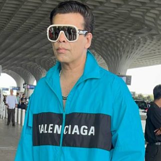 King of airport looks! Karan Johar arrives in style at the airport