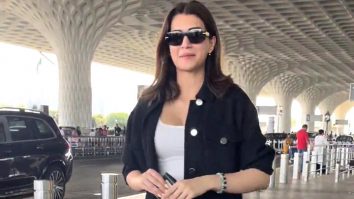 Airport ready! Kriti Sanon smiles for paps at the airport