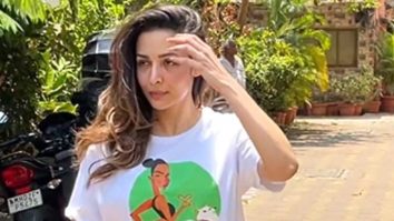 Malaika Arora waves at paps as she gets clicked post workout session