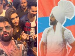 Maniesh Paul grooves with Varun Dhawan and Kriti Sanon at Diljit Dosanjh concert; watch