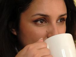 Parineeti Chopra getting her much needed coffee before ‘Amar Singh Chamkila’s promotions