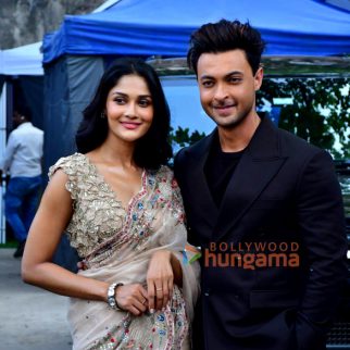 Photos: Aayush Sharma and Sushrii Shreya Mishraa promote Ruslaan on the sets of Dance Deewane 4