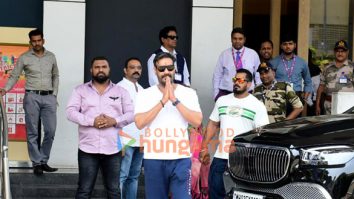 Photos: Ajay Devgn snapped with son Yug at Kalina airport